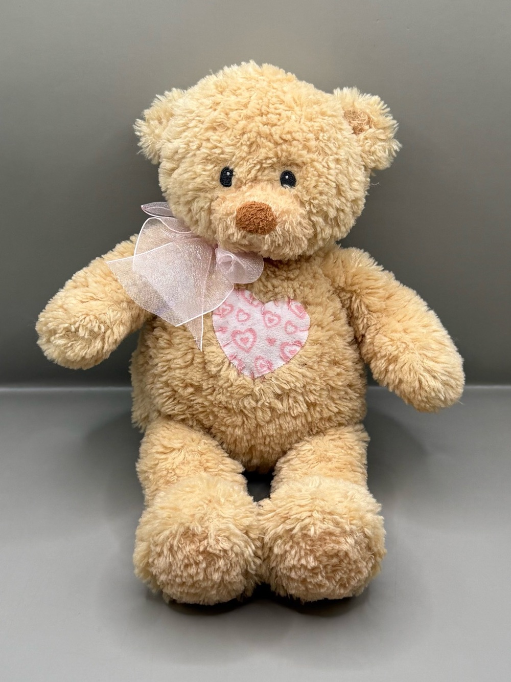 Baby GUND Cuddly Pals BEAR Plush Puddin Musical #58397 Stuffed Animal Rare